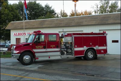 Photograph of Albion Fire Truck 1